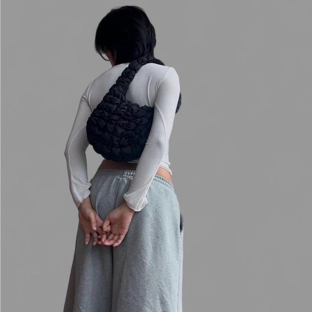 COS puffy mini quilted bag